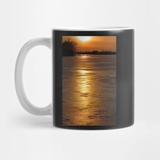 Sunset Over the Ice Mug